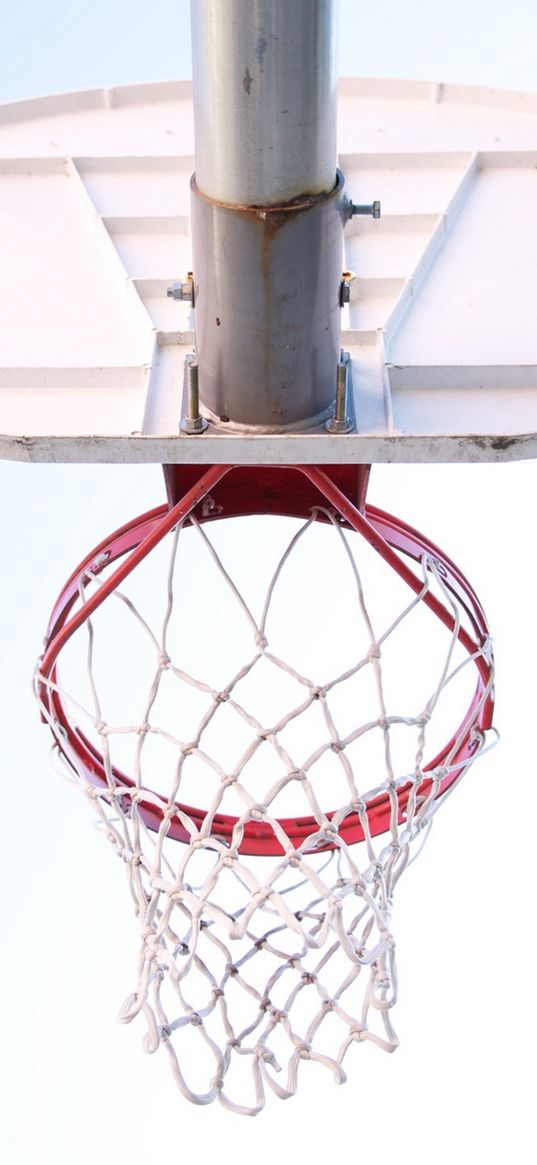 basketball hoop, basketball, net