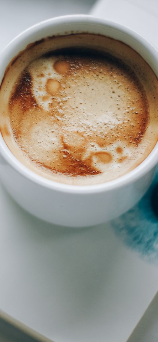 coffee, foam, breakfast