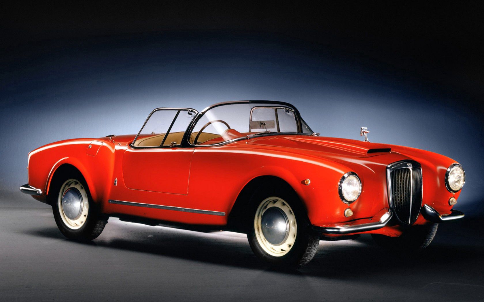 lancia aurelia, convertible, retro