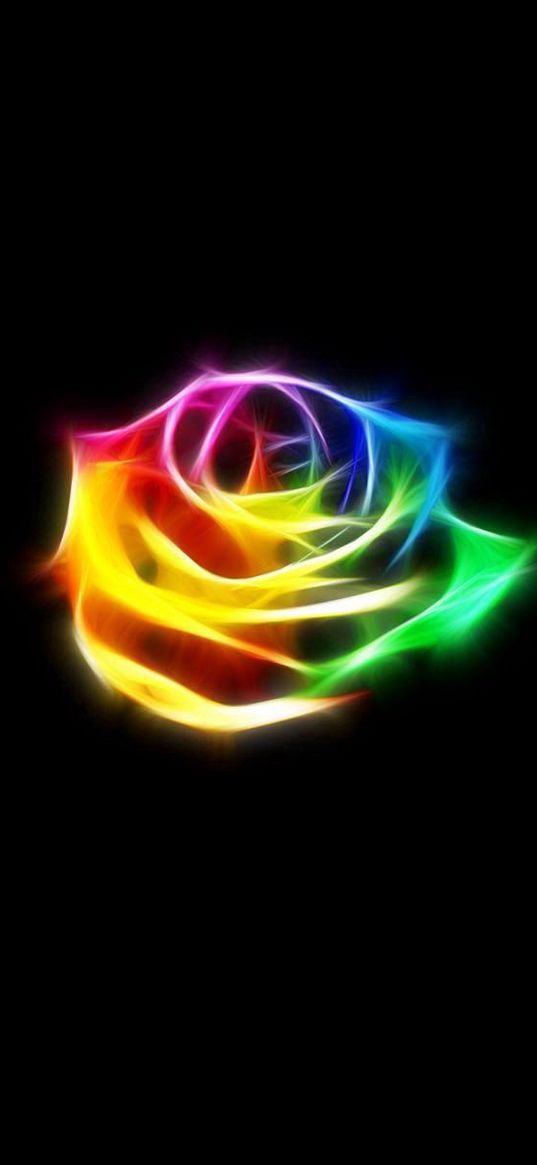 fire, fire flower, roses, different colors, black