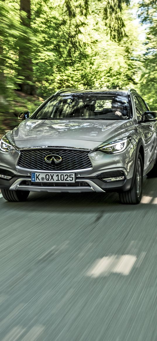 infiniti, qx30, front view