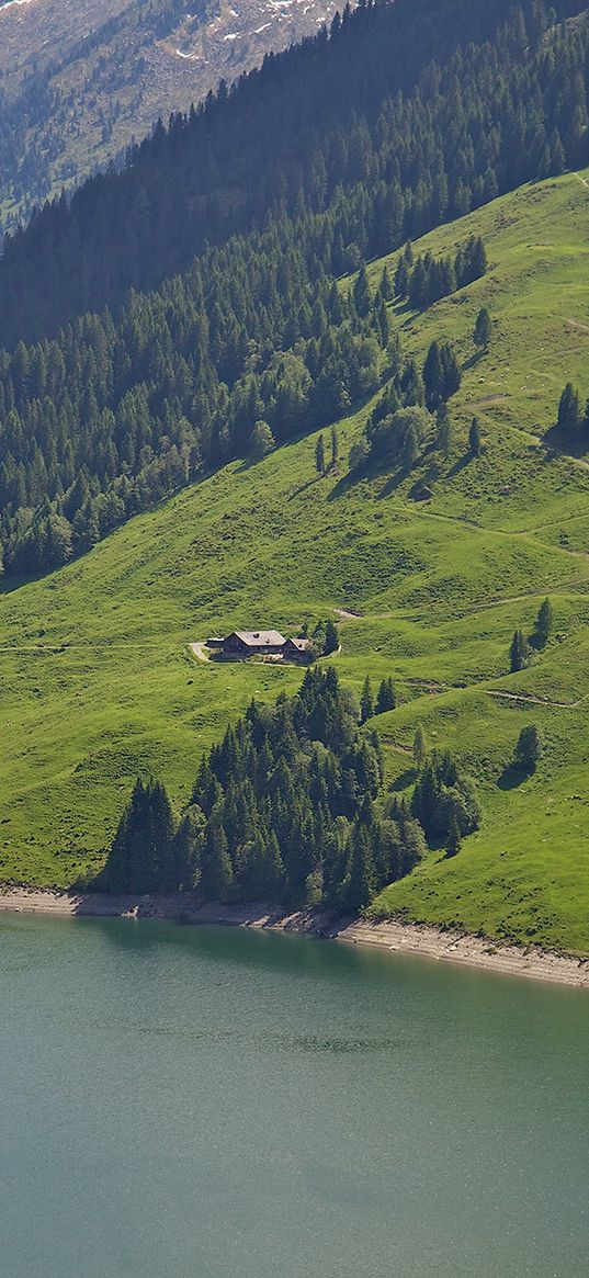 valley, mountain, lake, beautiful landscape