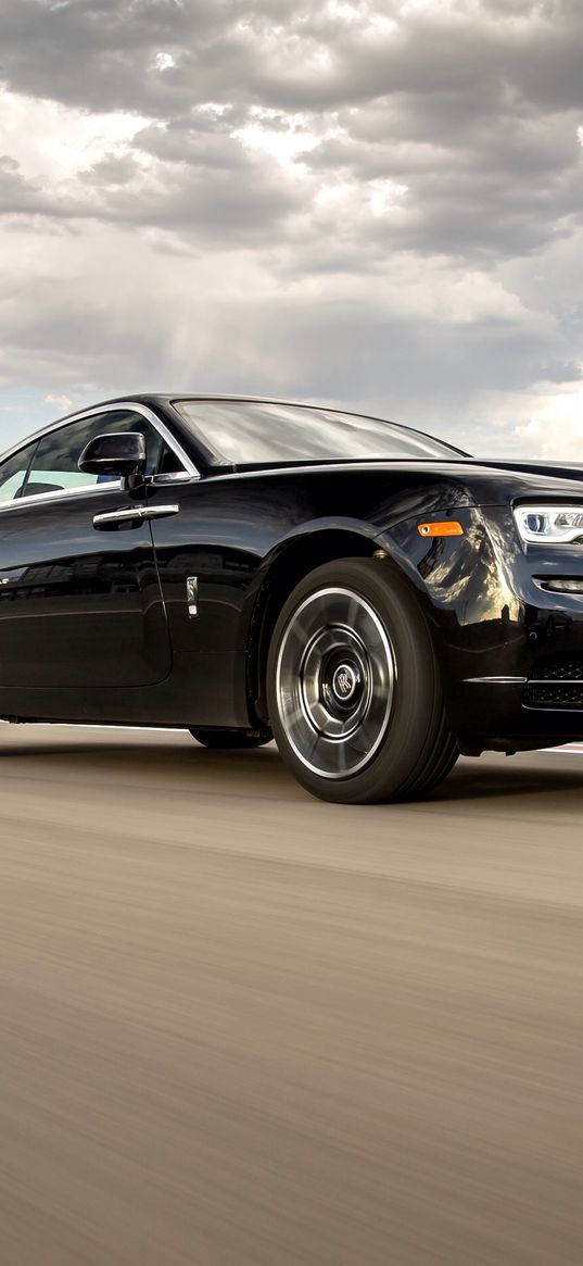 rolls-royce, wraith, movement, side view