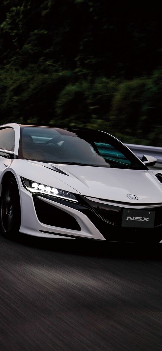 honda, nsx, movement, side view