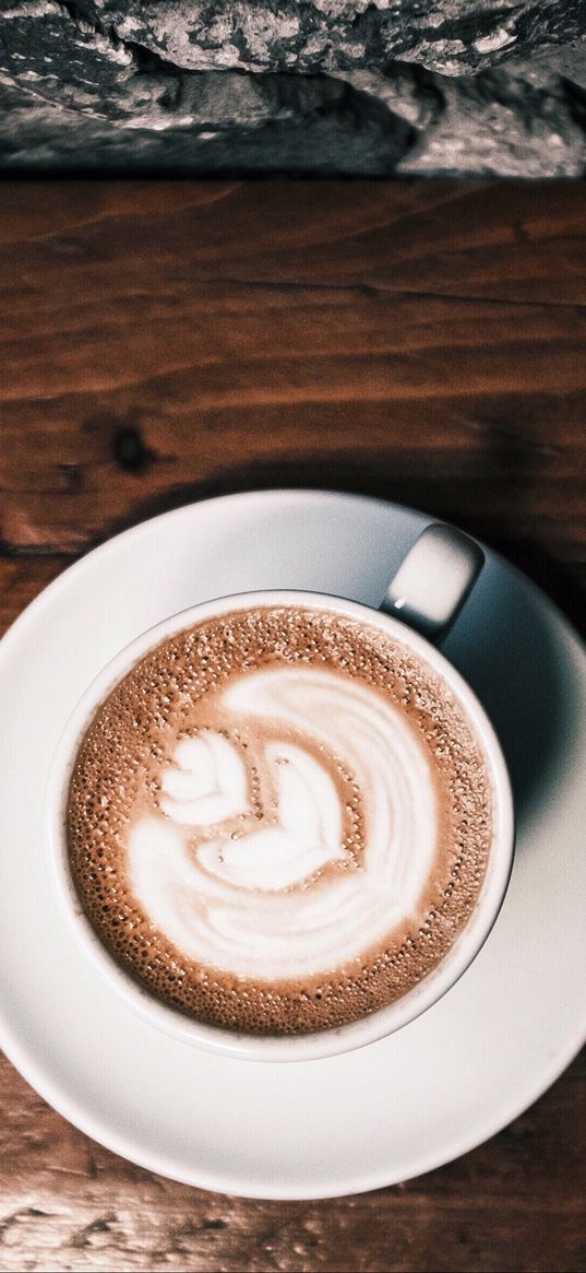 coffee, cup, foam, newspaper