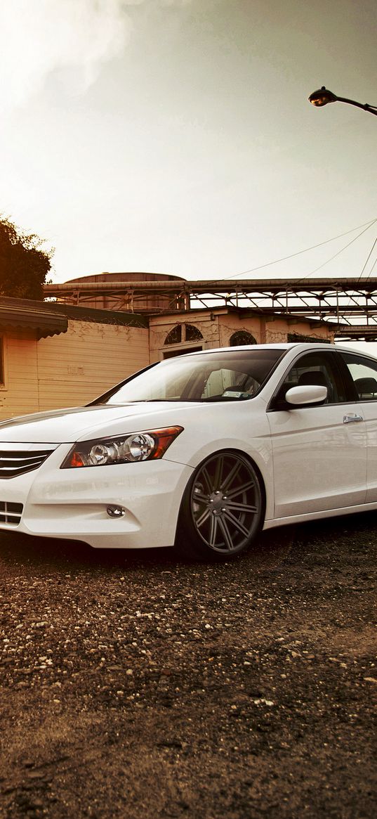 honda, vossen, accord, tuning, white