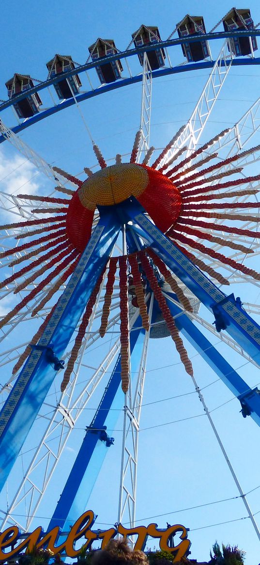 ferris wheel, oktoberfest, entertainment, attraction