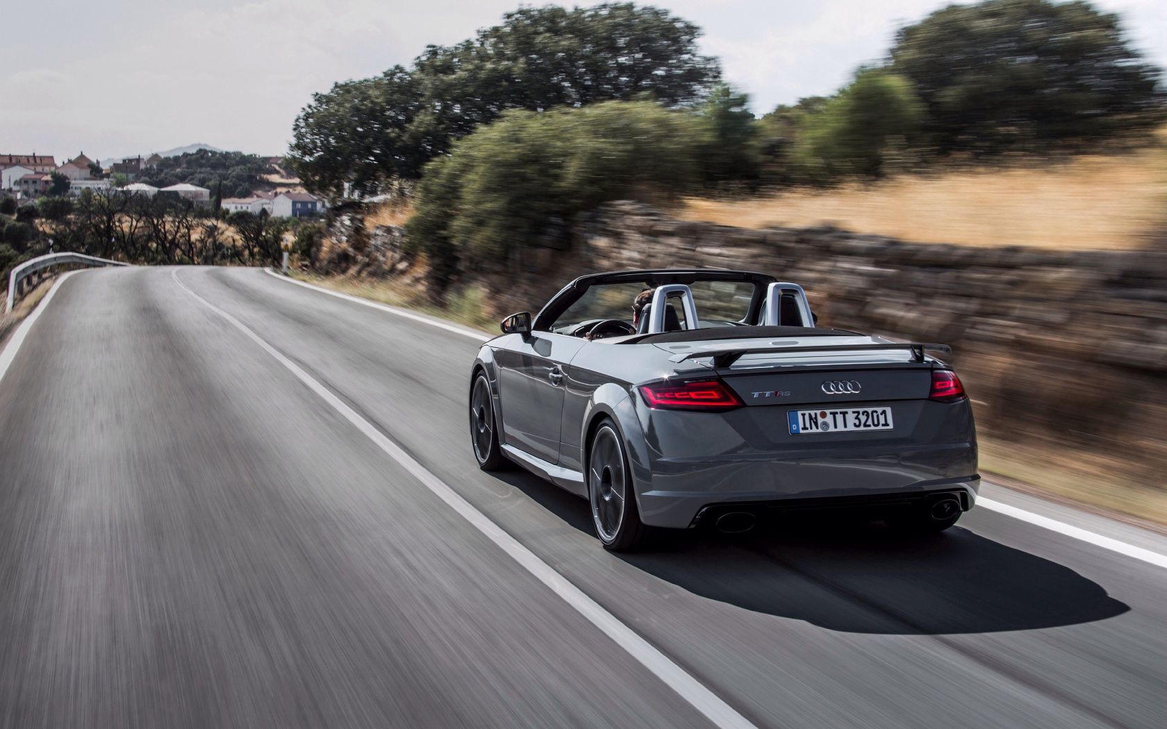 audi, rs, convertible, motion