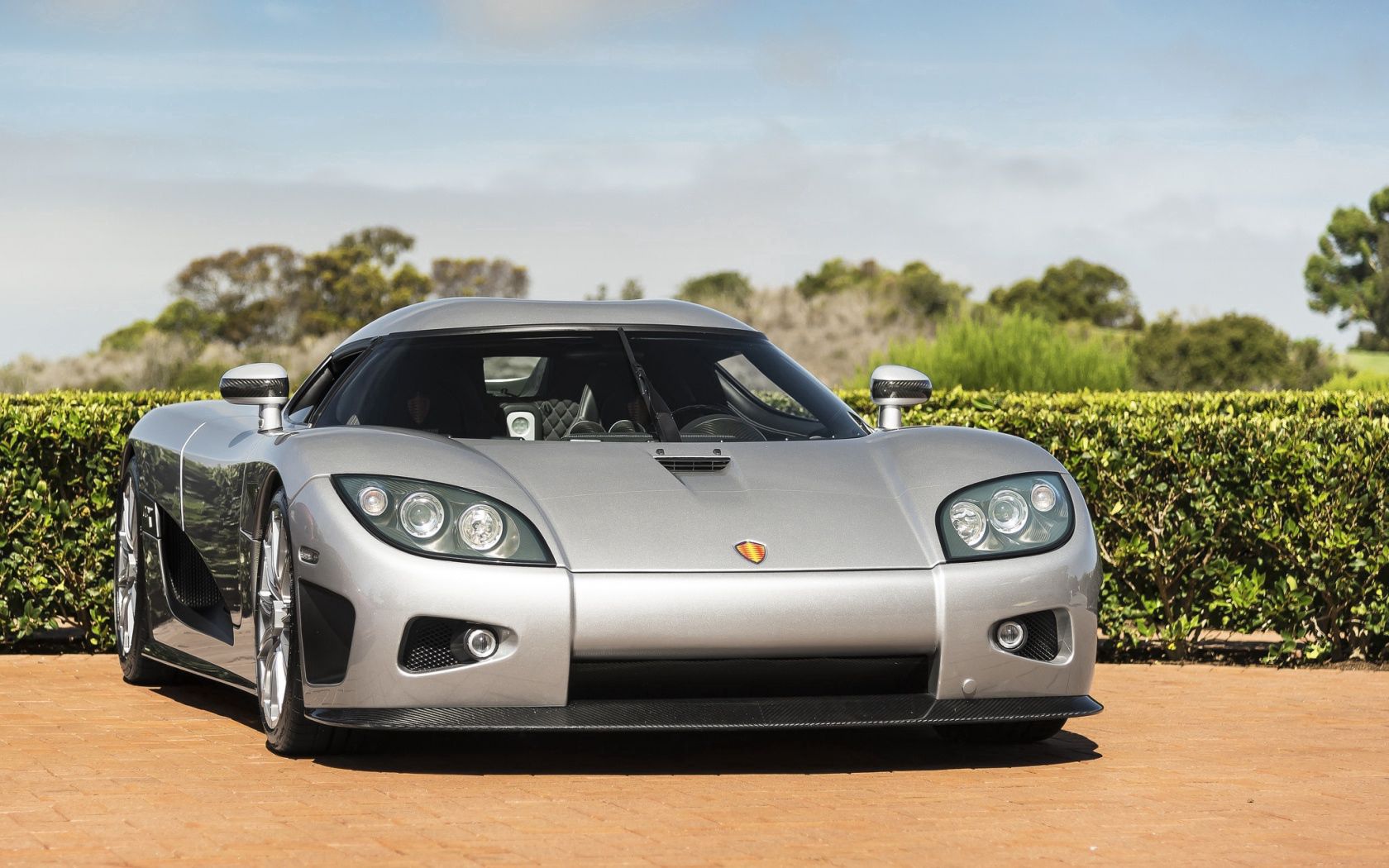 koenigsegg, ccx, front view, silver