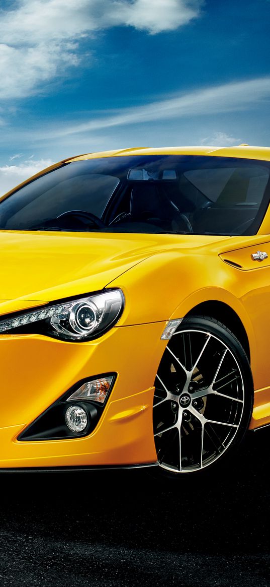 toyota, 2015, gt86, yellow