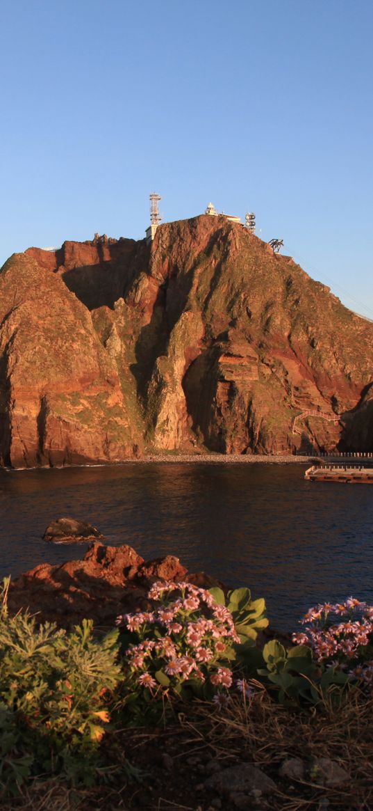 island, rocks, dokdo, korea, south gyeongsang province