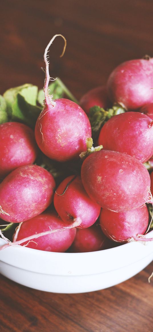 radish, vegetables, vitamins