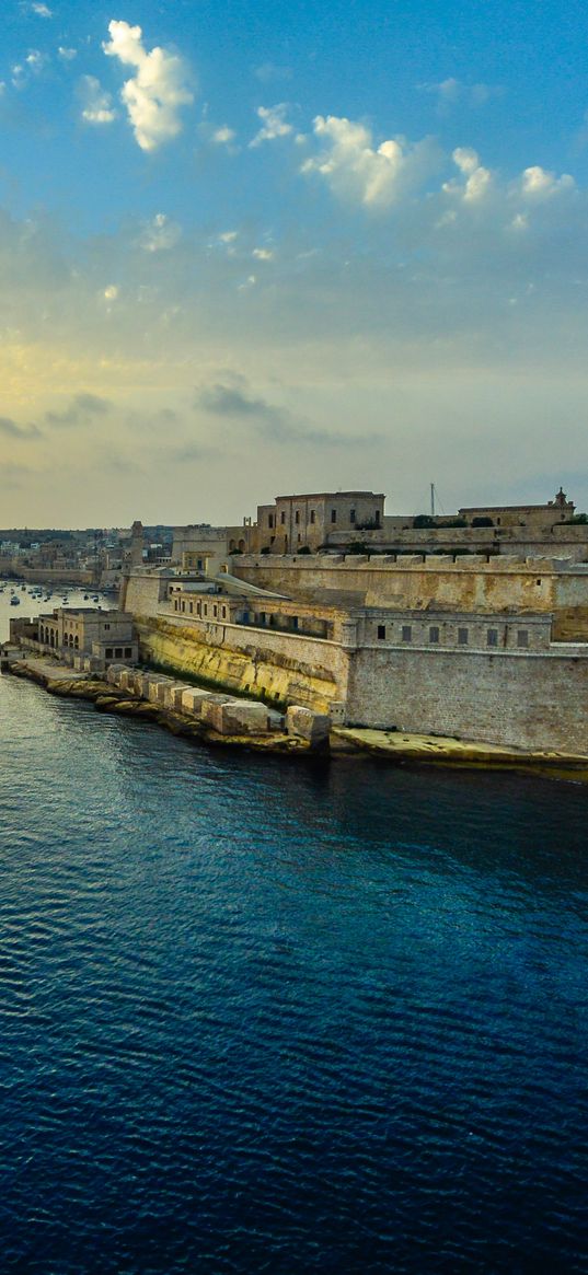 malta, sunrise, valletta, harbor