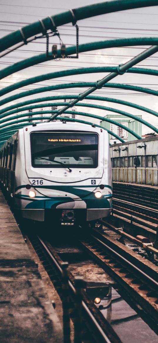 train, railway, station