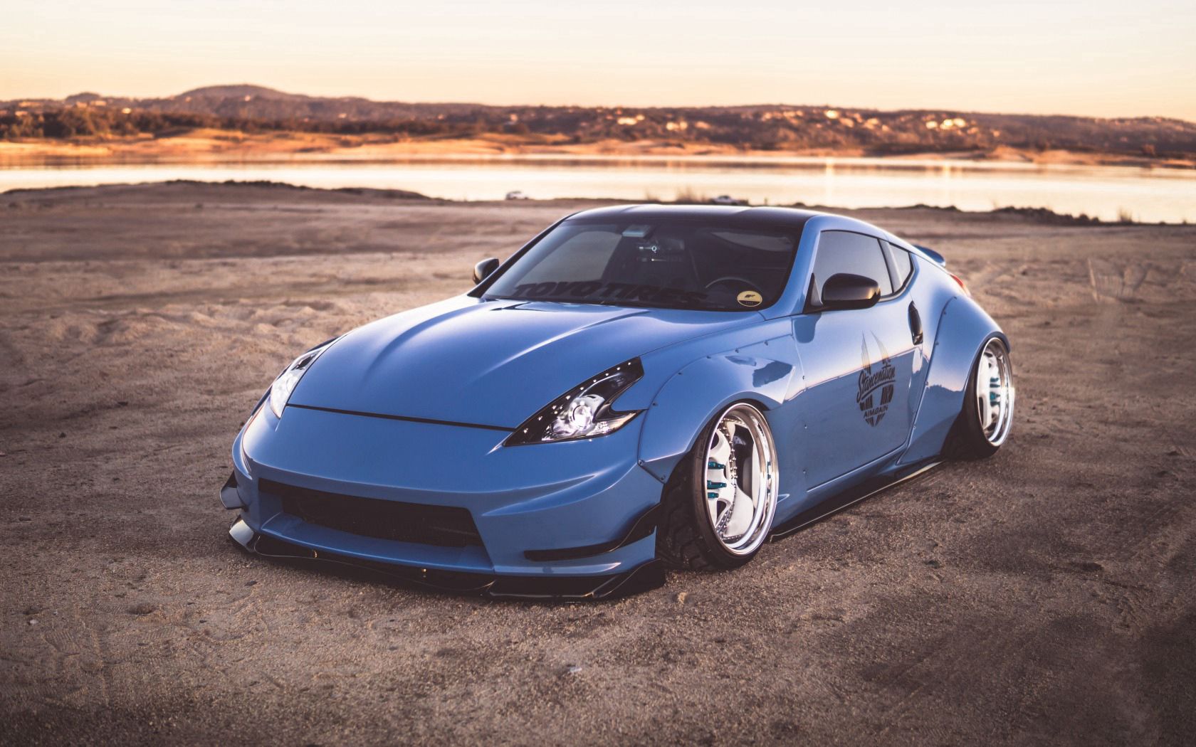 nissan 370z, tuning, side view