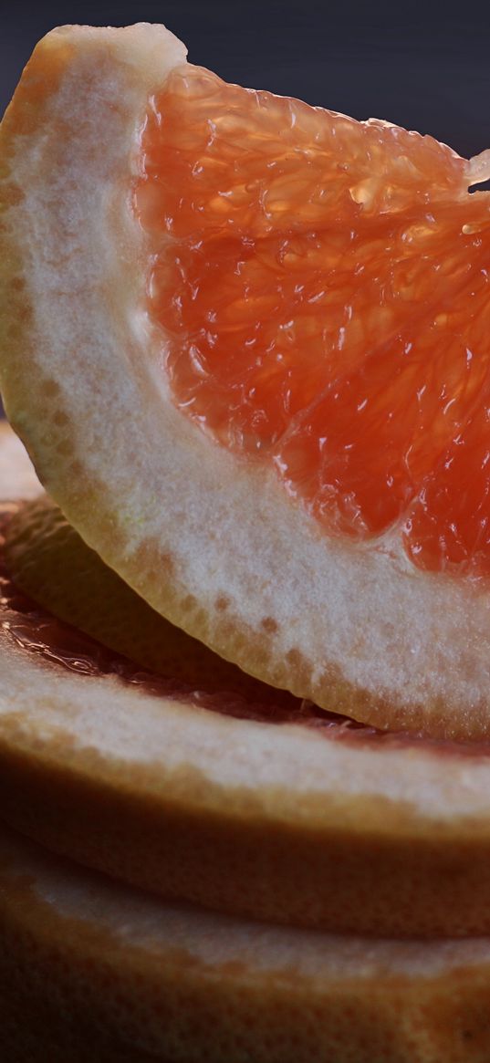 grapefruit, citrus, sliced