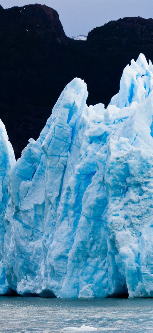 glacier, patagonia, torres del paine, chile