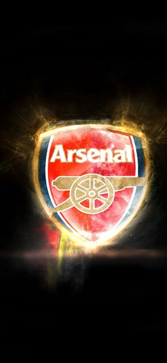 emblem, club, command, football, arsenal, black