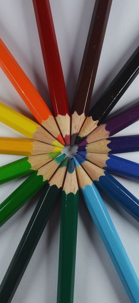 colored pencils, colorful, sharpened