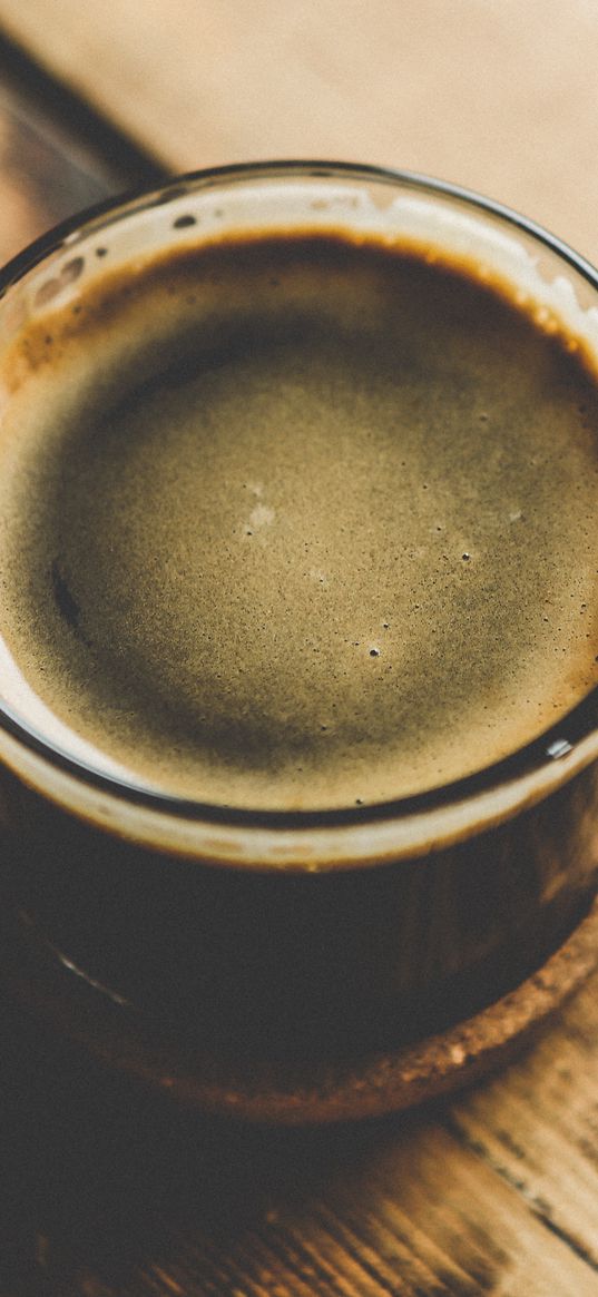 coffee, cup, foam, aromatic