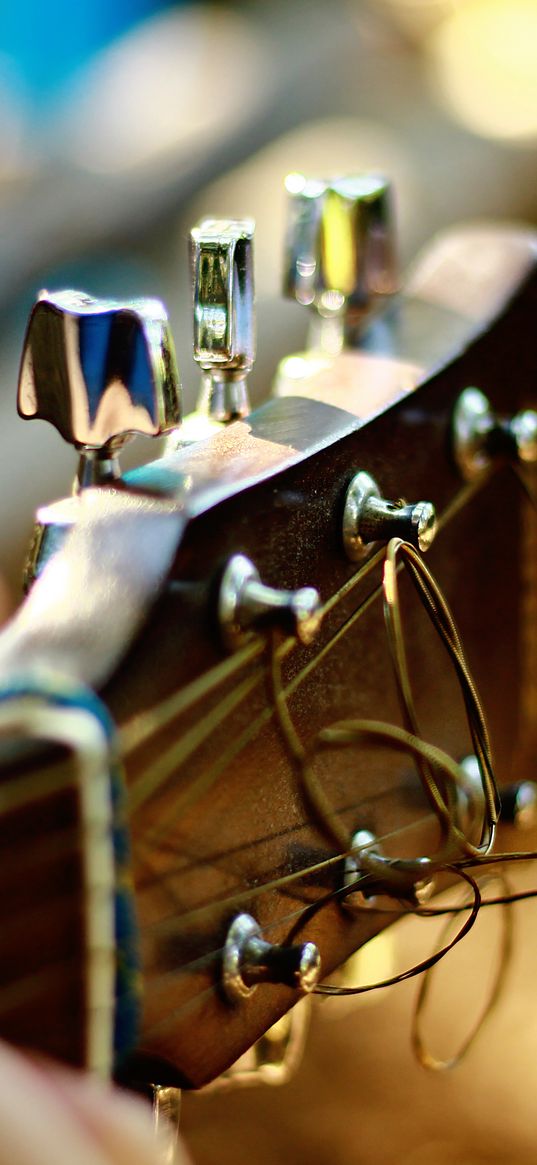 guitar, fingerboard, strings