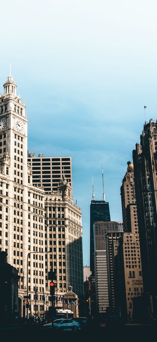 chicago, usa, skyscrapers, buildings, architecture