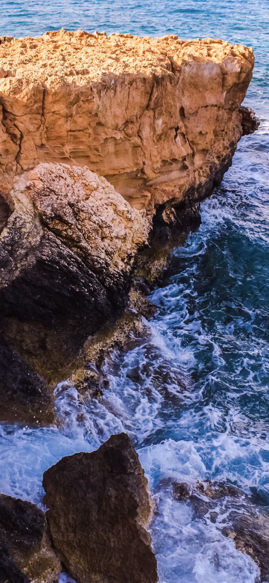 cape, coast, cliff, sea