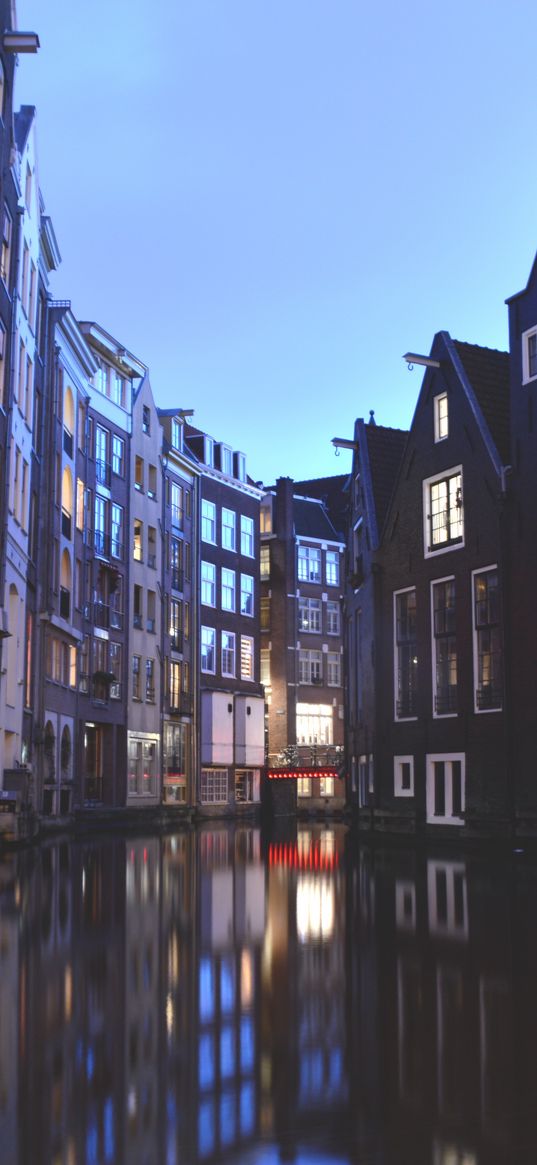 amsterdam, netherlands, buildings, canal