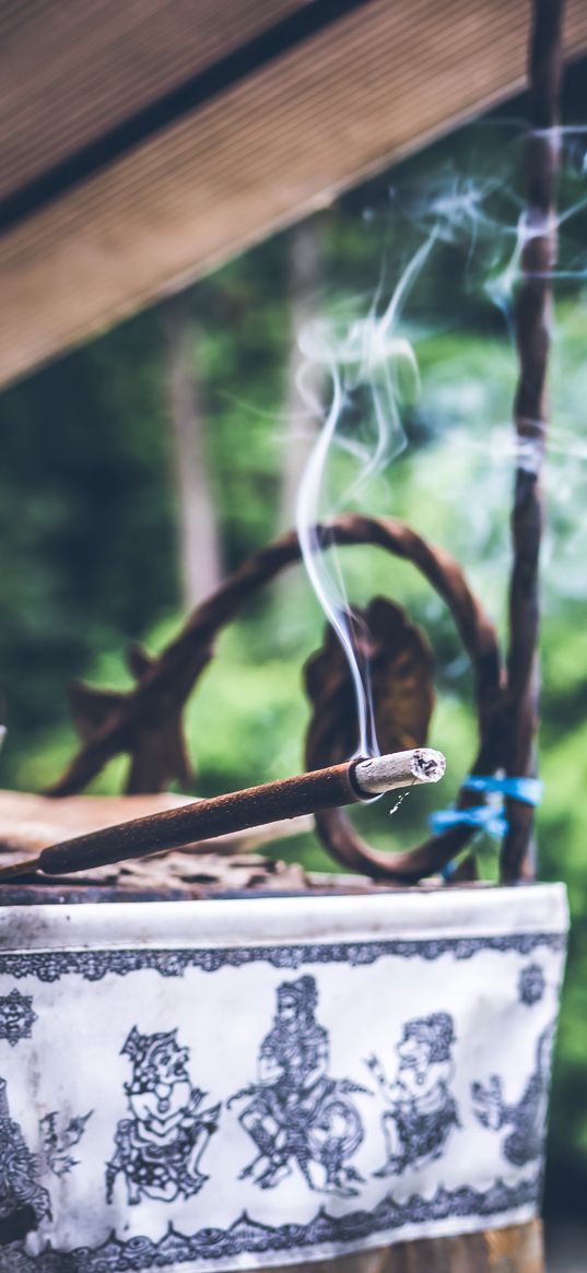 incense, incense sticks, smoke