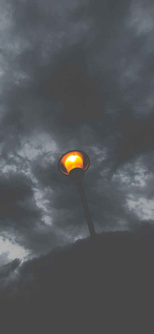 lantern, clouds, overcast