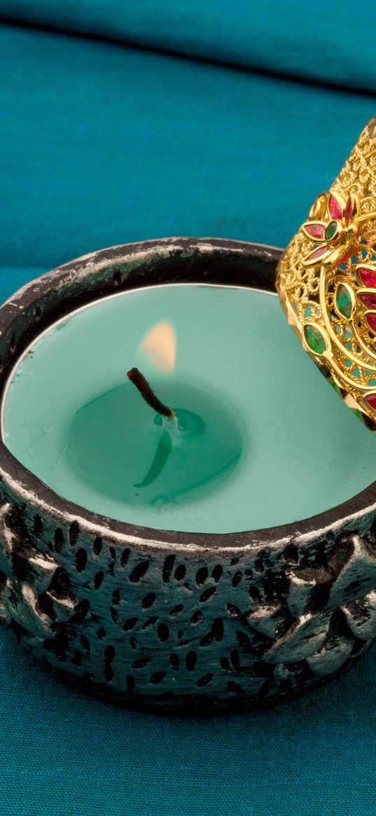 candle, decoration, wax