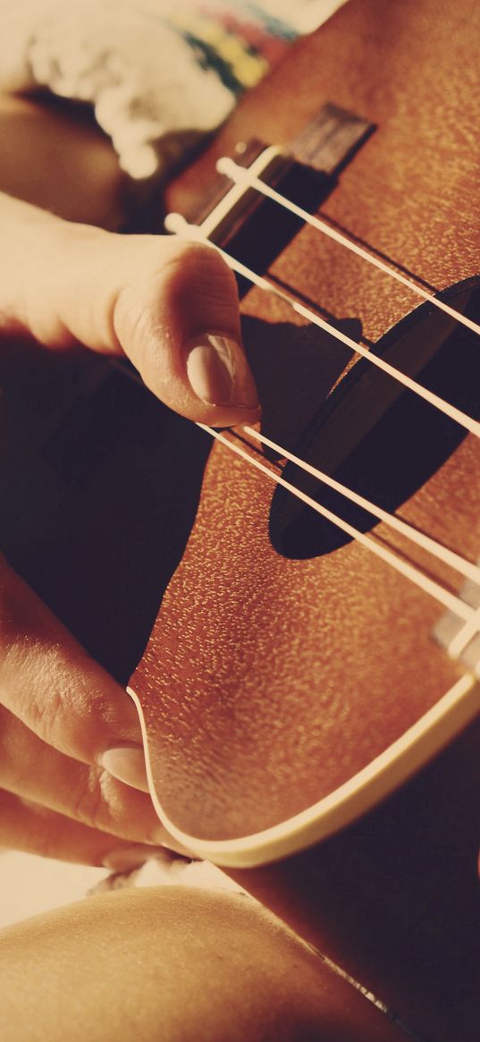 guitar, hands, fingers