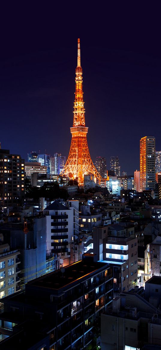 roppongi, minato, japan, tower, night city