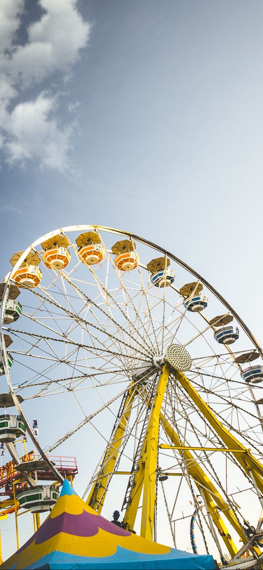 ferris wheel, attraction, entertainment