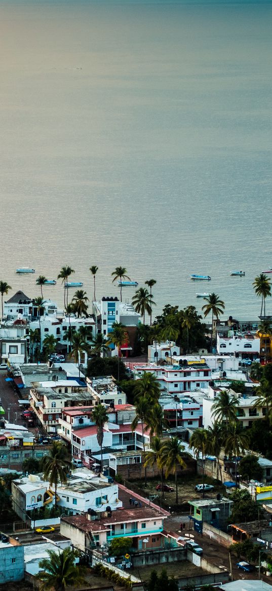 mexico, resort, ocean, shore, buildings