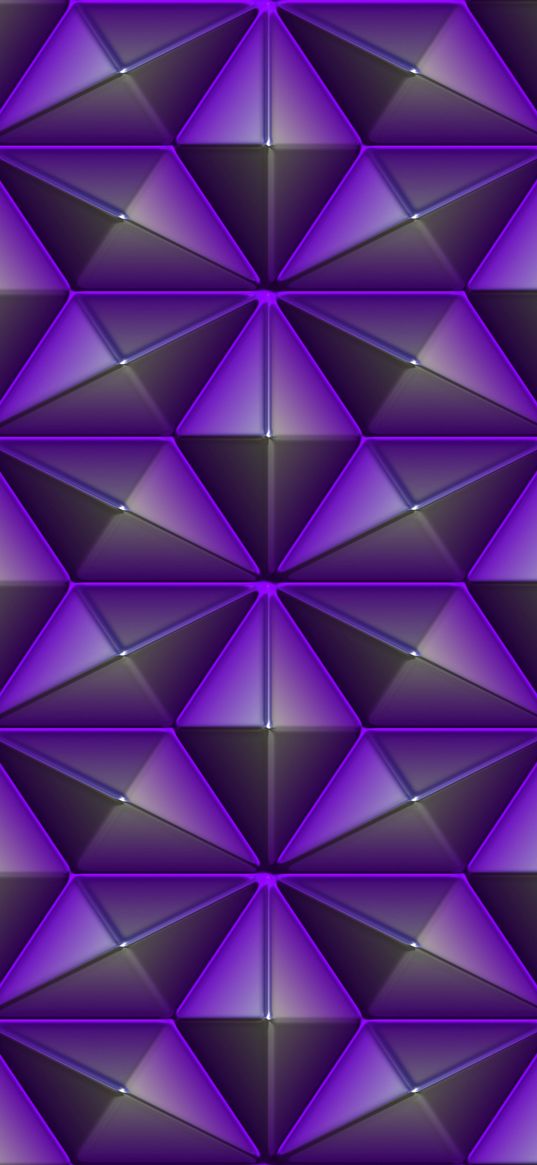 shape, surface, triangles, purple