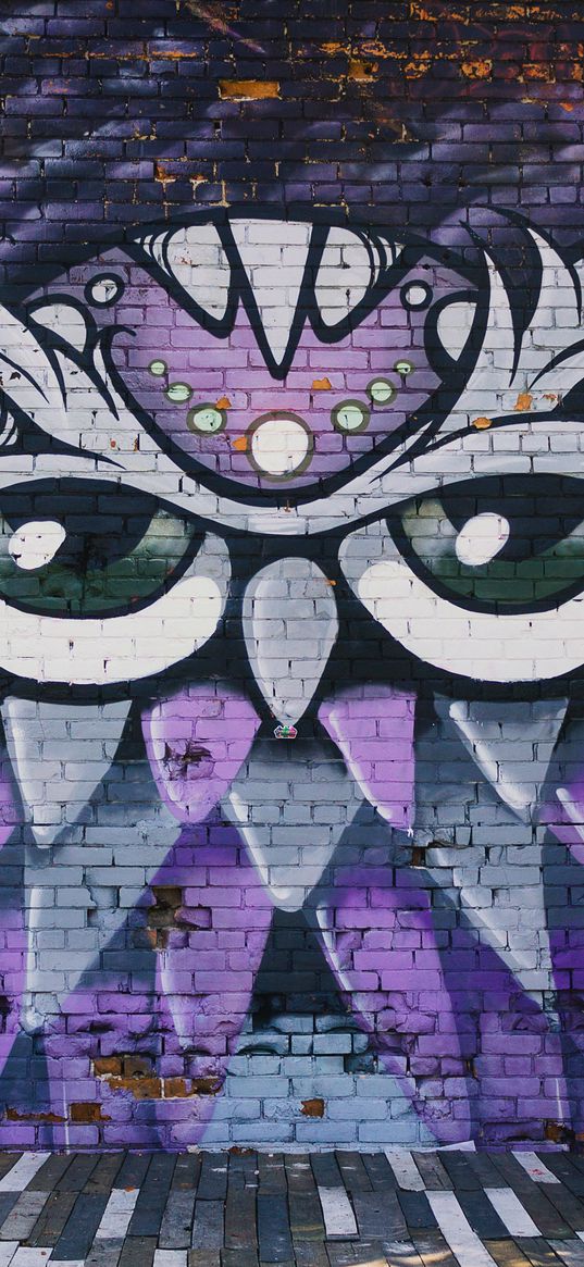 owl, graffiti, art, wall, street art