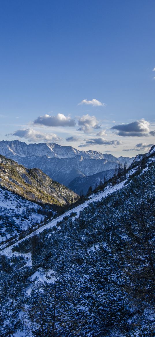 alps, mountains, snow