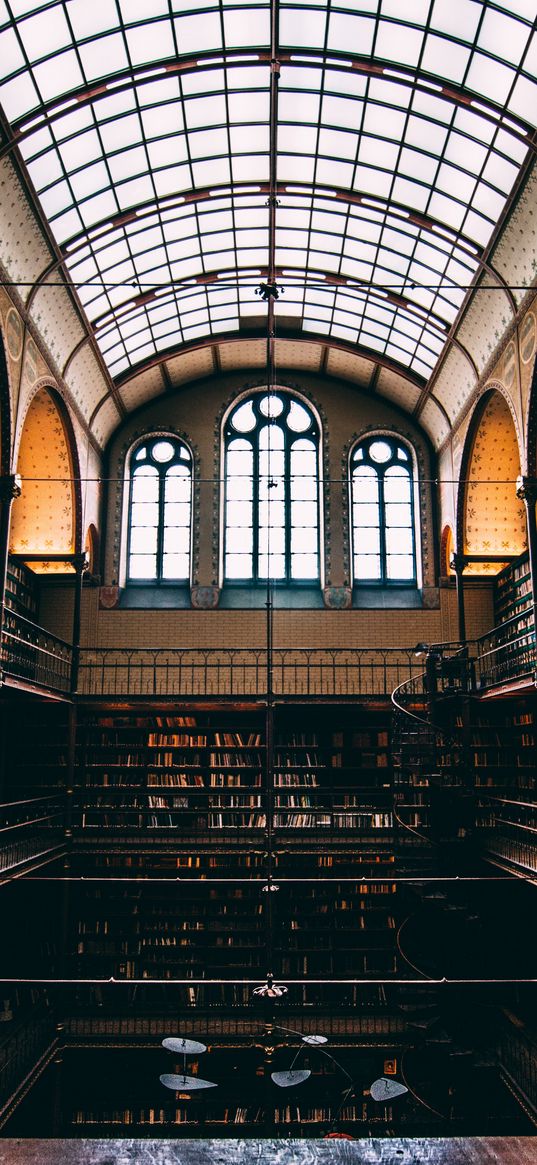 library, window, building