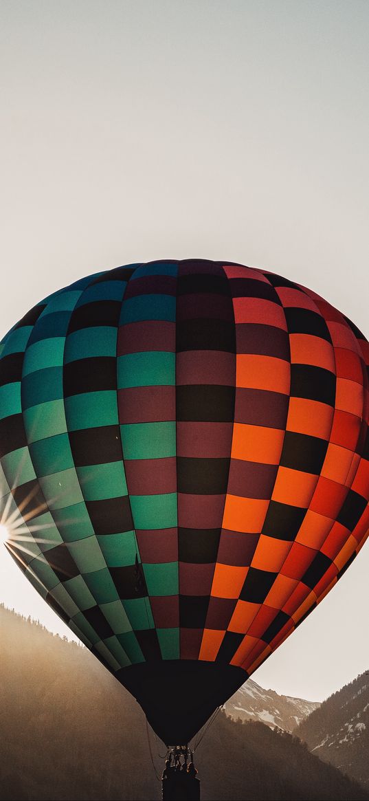 air balloon, flight, sky