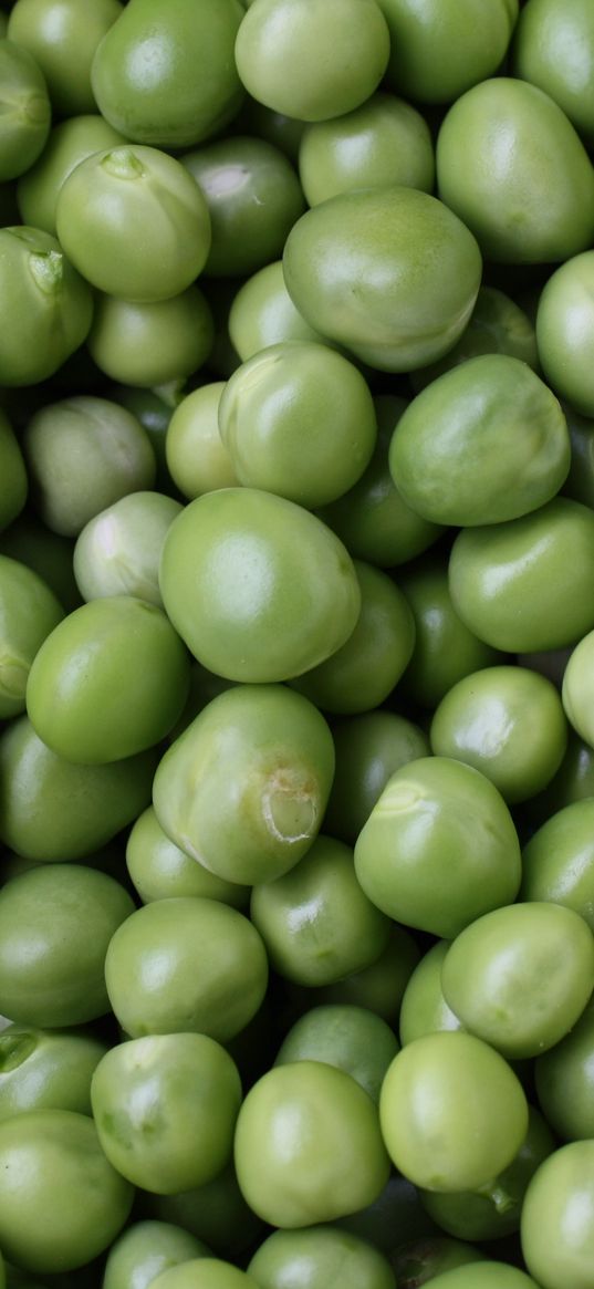 peas, green, many