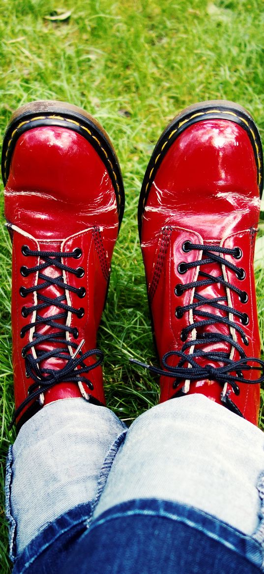 boots, legs, grass