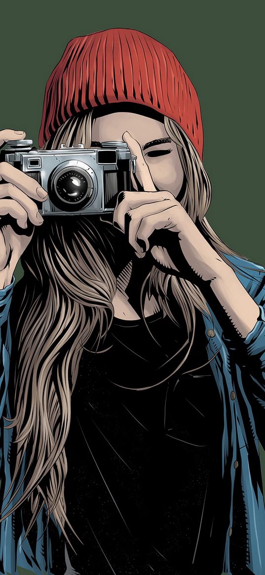 girl, photographer, art