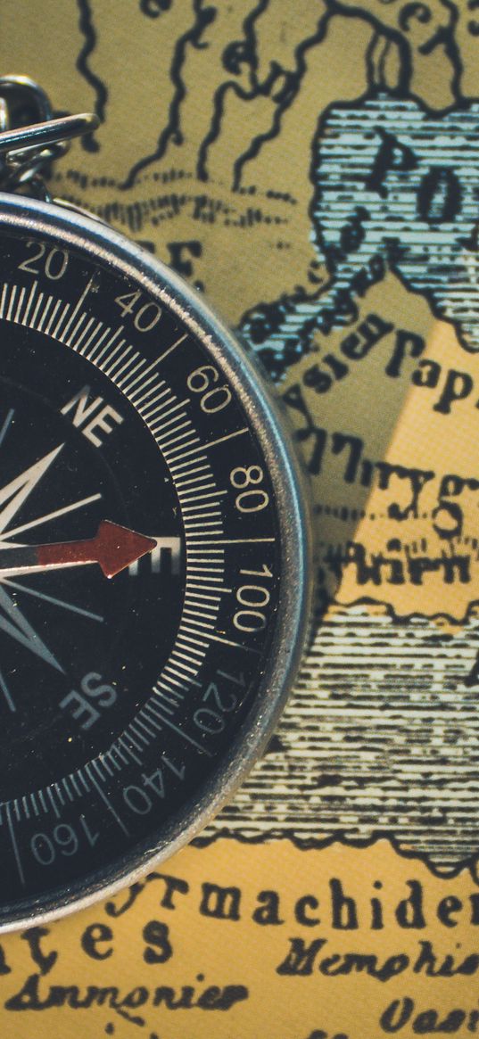 compass, map, travel