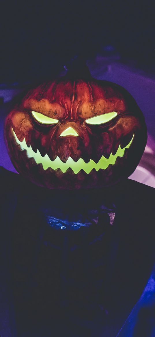 halloween, pumpkin, mask, holiday