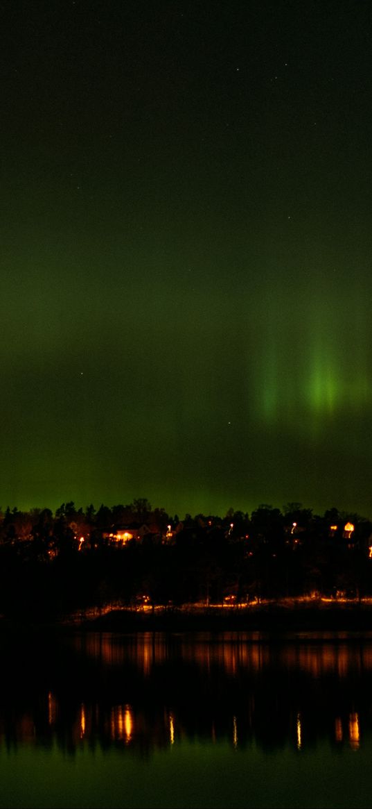 stockholm, sweden, night, sky