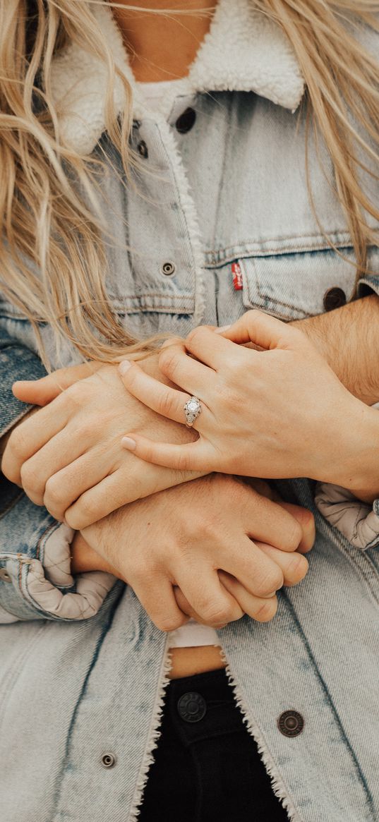 couple, hugs, hands, love