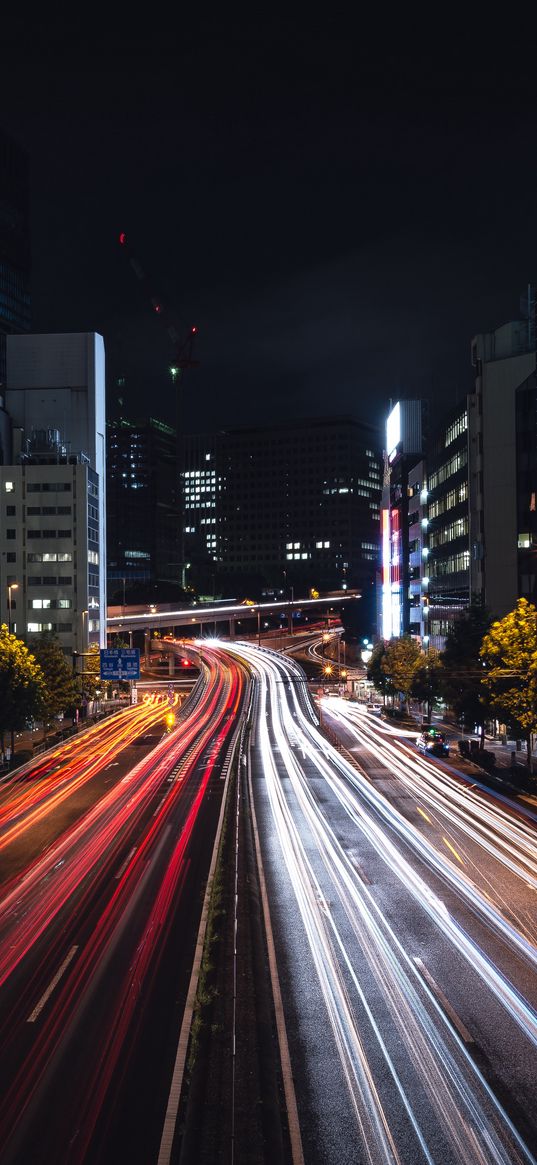 akasaka, minato, japan, night city