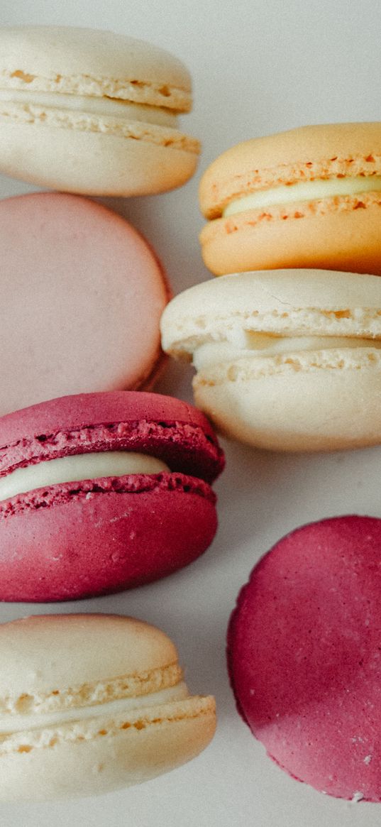 macaroons, almond biscuits, dessert