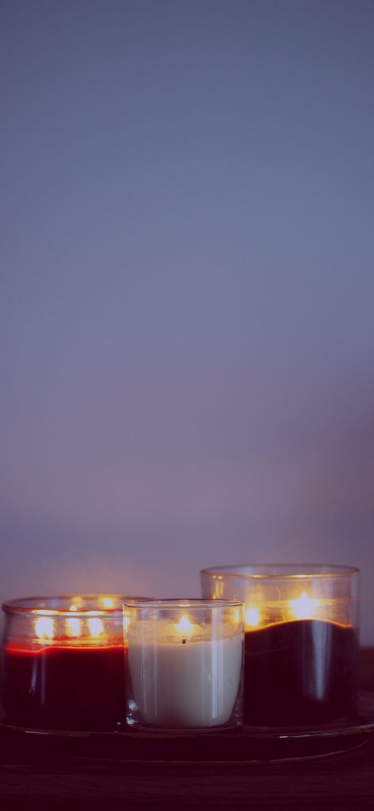 candles, table, wax, wick